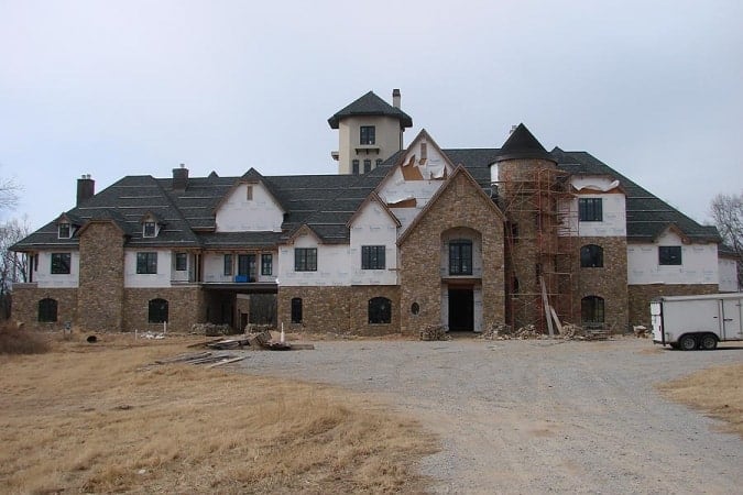 Custom home under construction by Property Arts